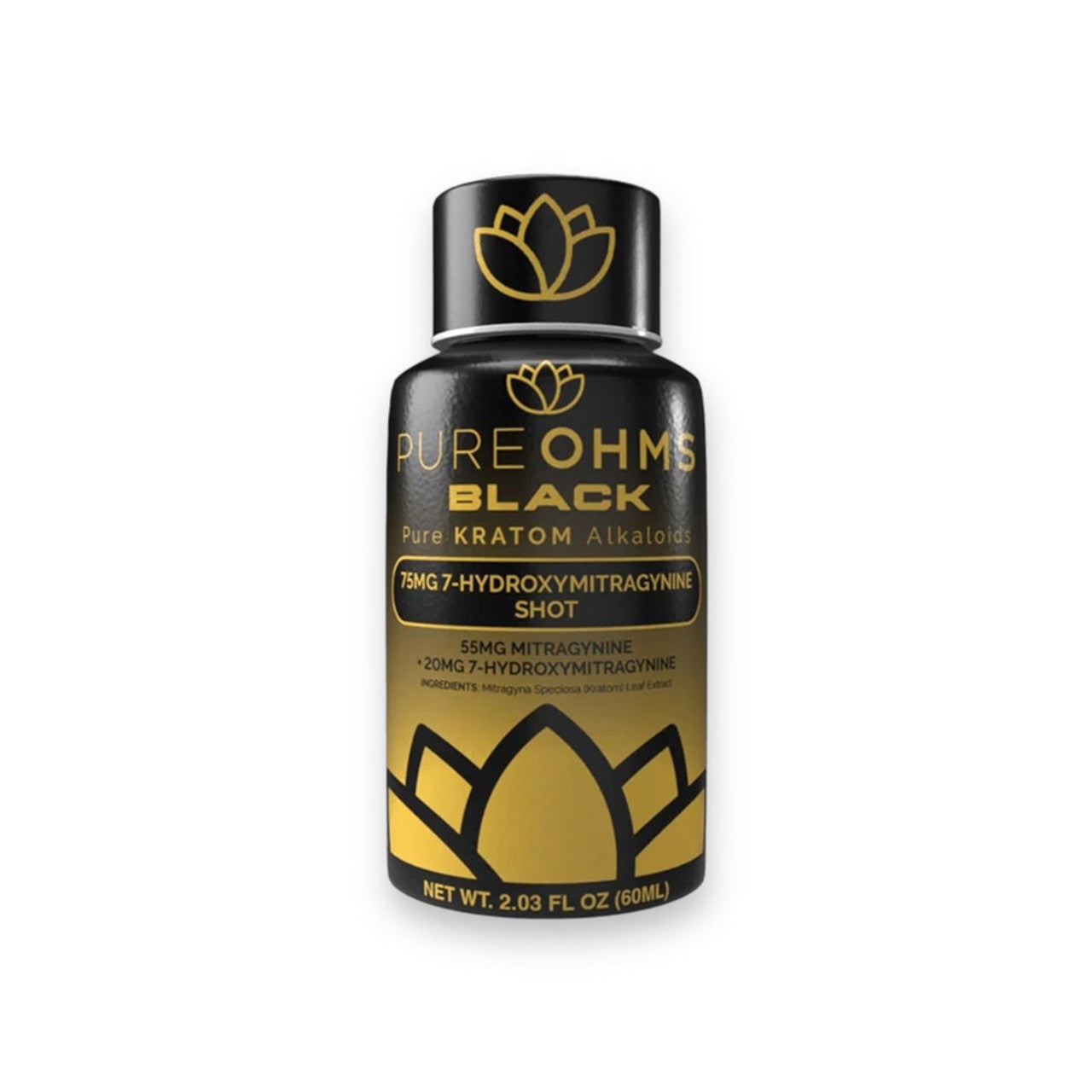 Pure OHMS Black 75mg - 7OH Liquid Extract Shot