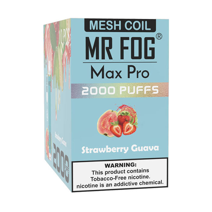 MR FOG MAX PRO 2000 PUFFS STRAWBERRY GUAVA