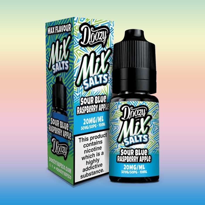 Doozy Mix Salts Sour Blue Raspberry Apple Nic Salt E-liquid