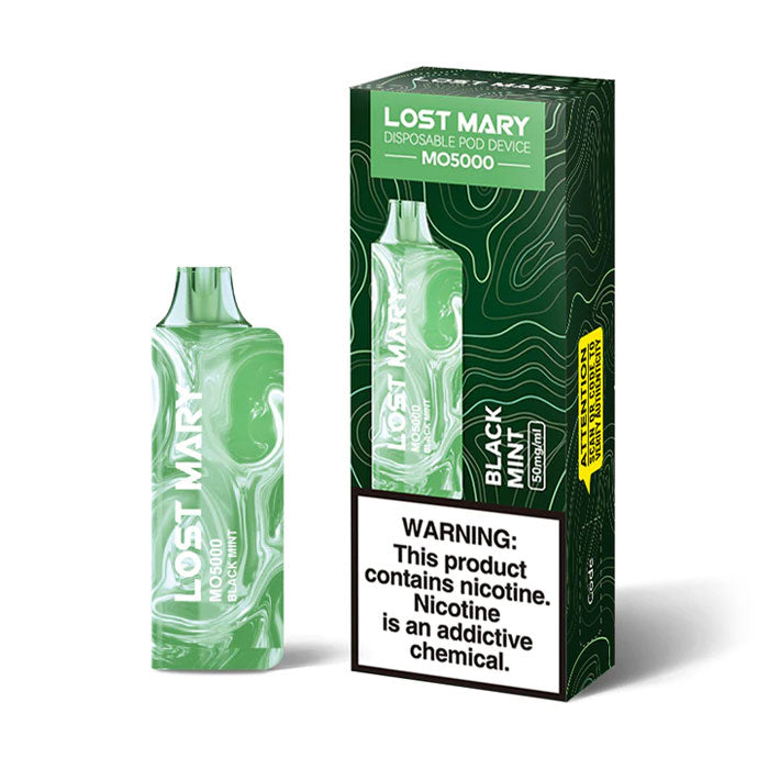 Lost Mary MO5000 Black Mint (Blueberry Mint)