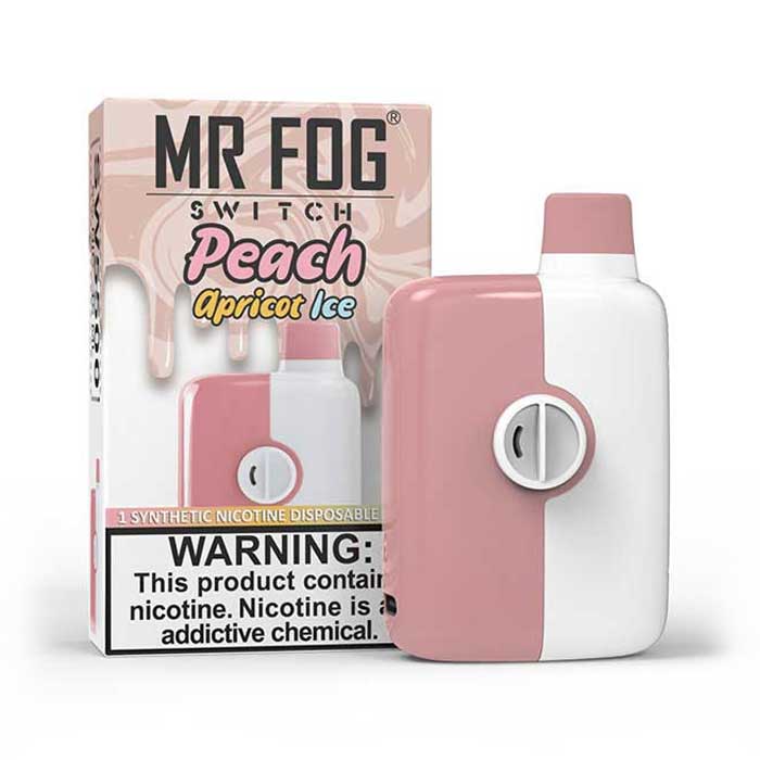 MR FOG SWITCH 5500 PUFFS PEACH APRICOT ICE