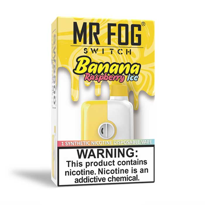 MR FOG SWITCH 5500 PUFFS RASPBERRY BANANA ICE