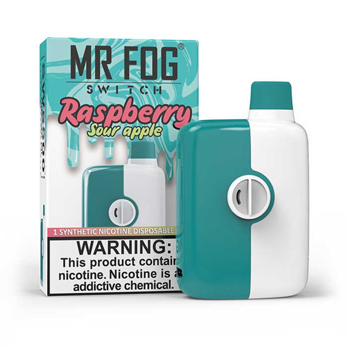 MR FOG SWITCH 5500 PUFFS RASPBERRY SOUR APPLE