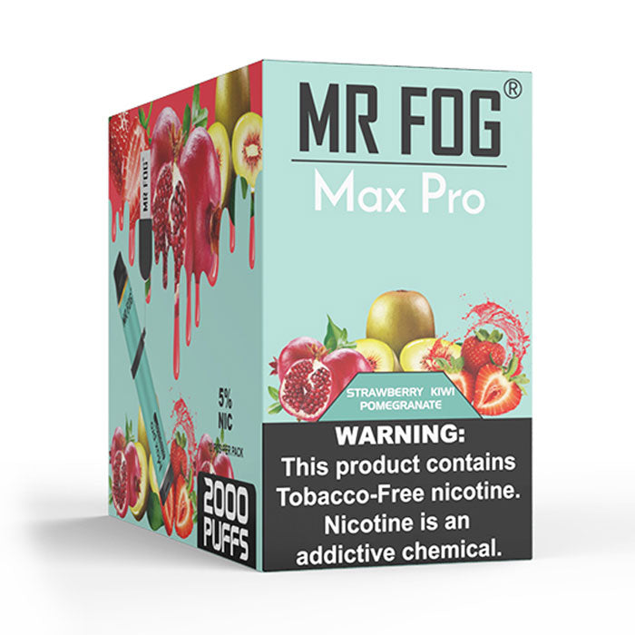 MR FOG MAX PRO 2000 PUFFS Strawberry Kiwi Pomegranate